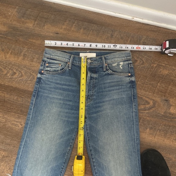 MOTHER THE TRICKSTER ANKLE CRYING ON HOLY GROUND HIGH RISE BUTTON FLY STRAIGHT - Picture 14 of 15